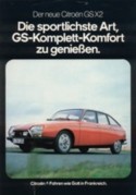 citroen gs brochure