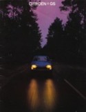 citroen gs brochure